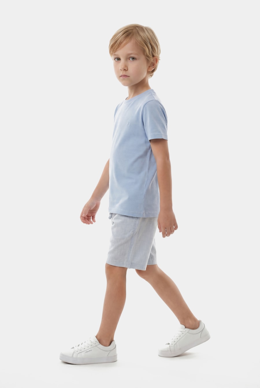 Camiseta Manga Curta Infantil Stonada Azul Lazulli — foto 2 de 3