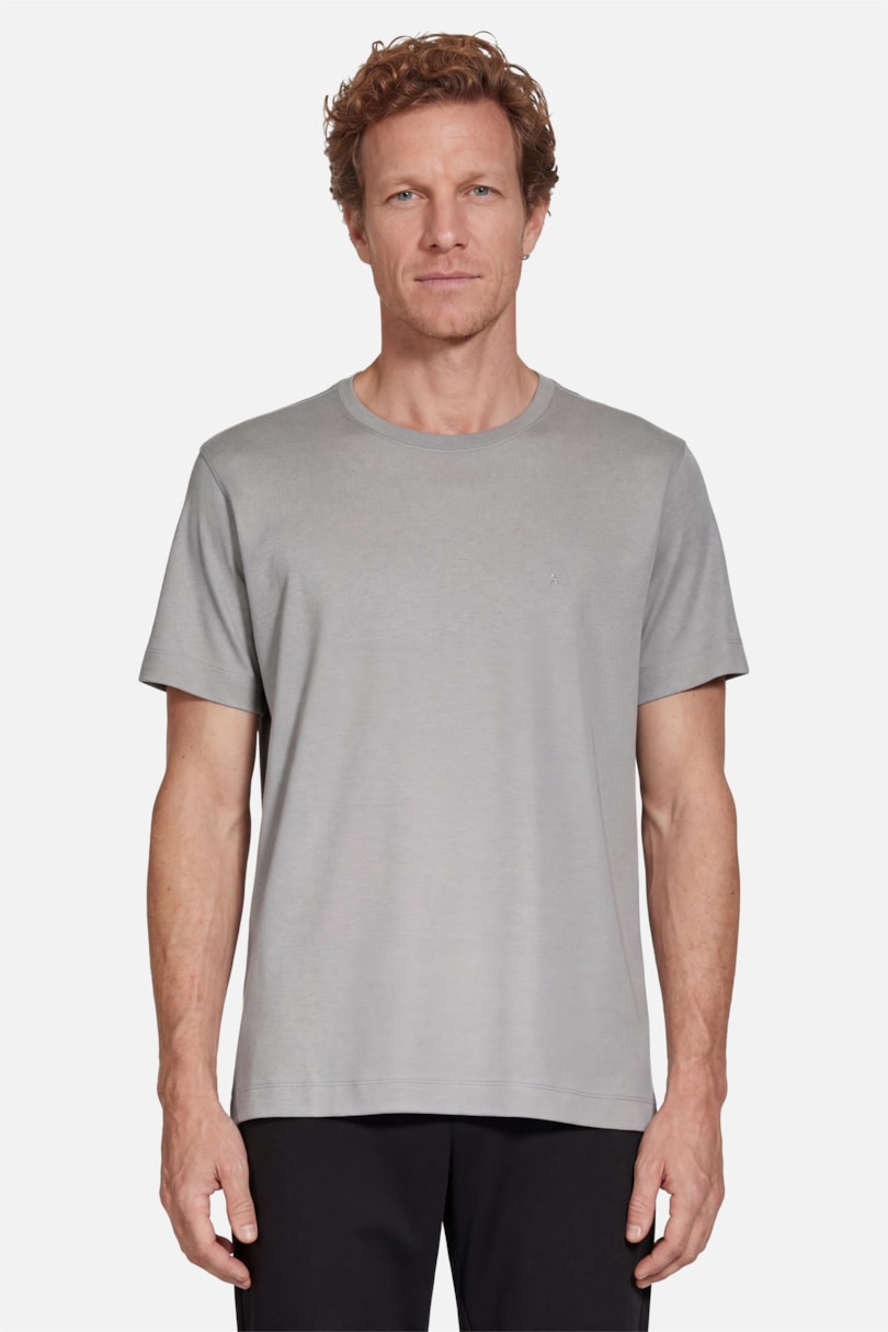Camiseta Manga Curta Interlock Pima Granito