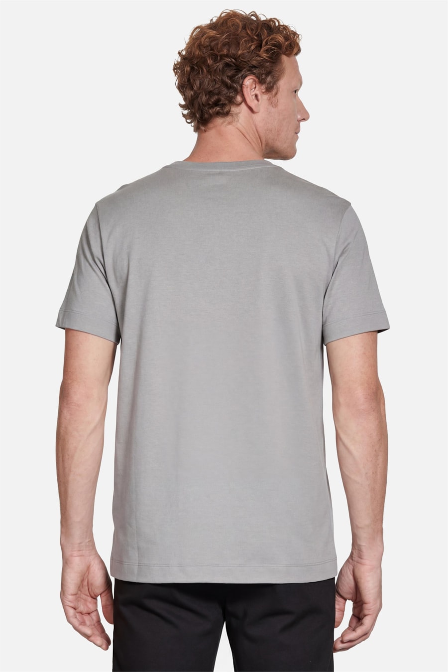 Camiseta Manga Curta Interlock Pima Granito — foto 4 de 5