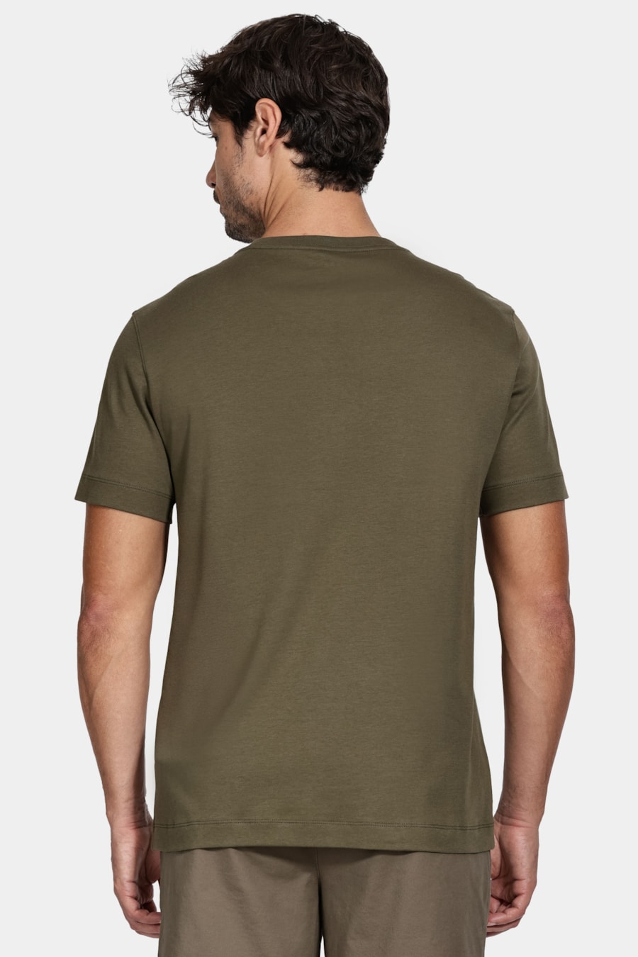 Camiseta Manga Curta Interlock Pima Militar — foto 4 de 5