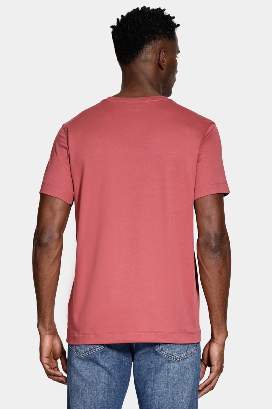 Camiseta Manga Curta Interlock Pima Terracota 116 — foto 4 de 5