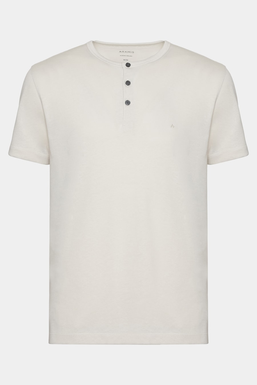 Camiseta Manga Curta Jersey Henley Gelo 116 — foto 5 de 5