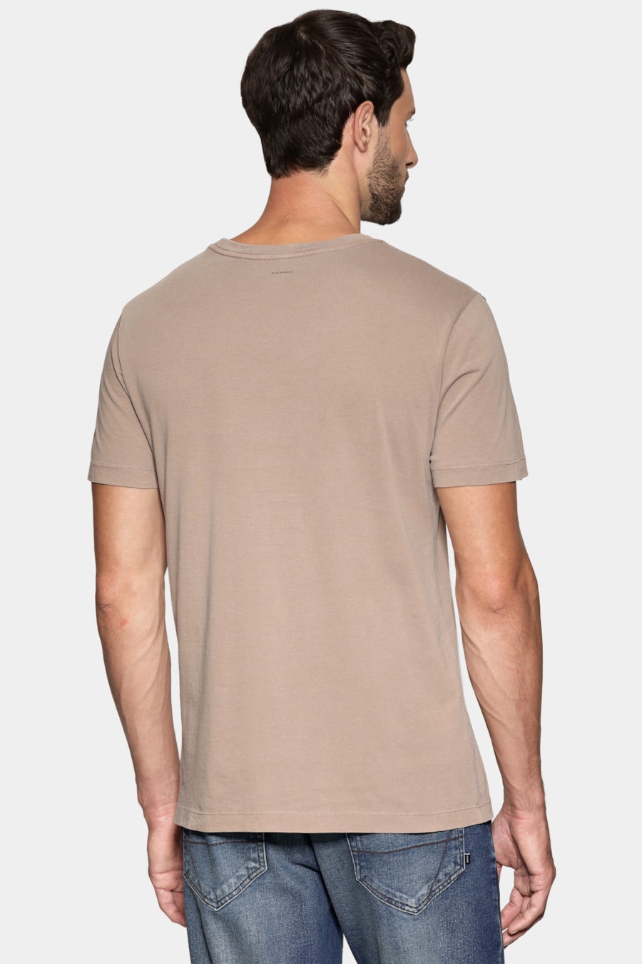 Camiseta Manga Curta Lavada Básica Castor 117 — foto 5 de 6