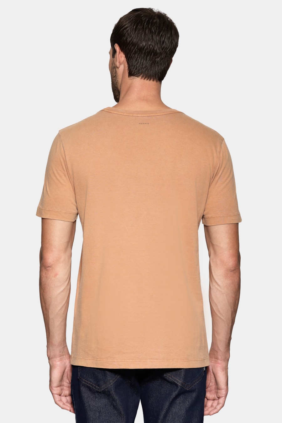 Camiseta Manga Curta Lavada Básica Ferrugem 117 — foto 5 de 6