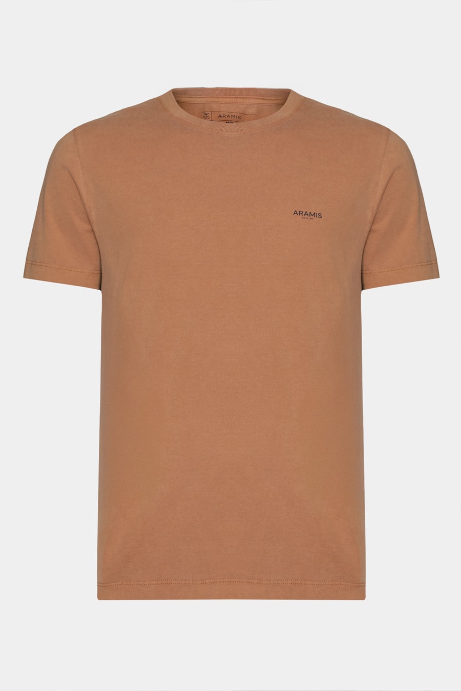 Camiseta Manga Curta Lavada Básica Ferrugem 117 — foto 6 de 6