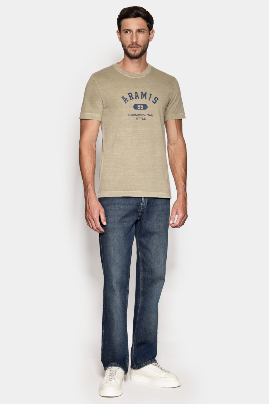 Camiseta Manga Curta Lavada Estampa Craquele Fendi 117 — foto 2 de 6