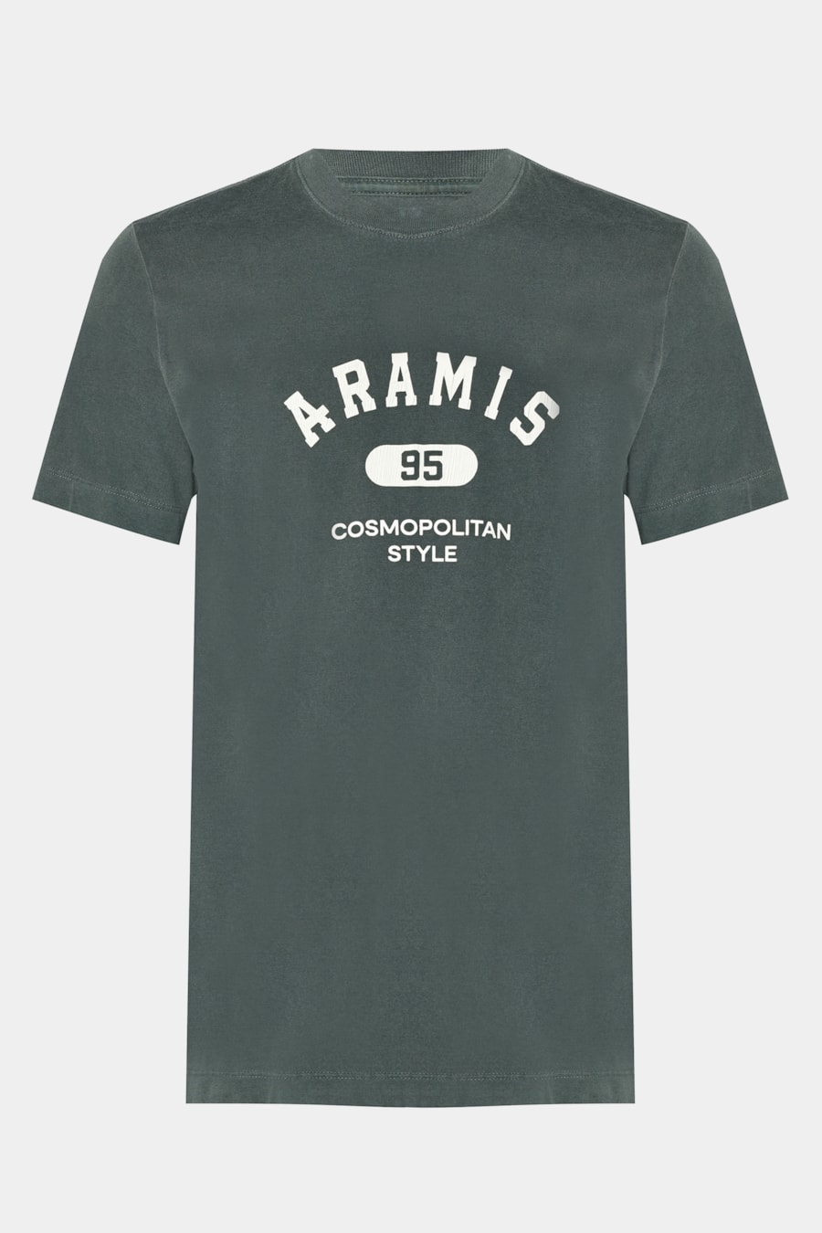 Camiseta Manga Curta Lavada Estampa Craquele Verde Intenso 117 — foto 6 de 6
