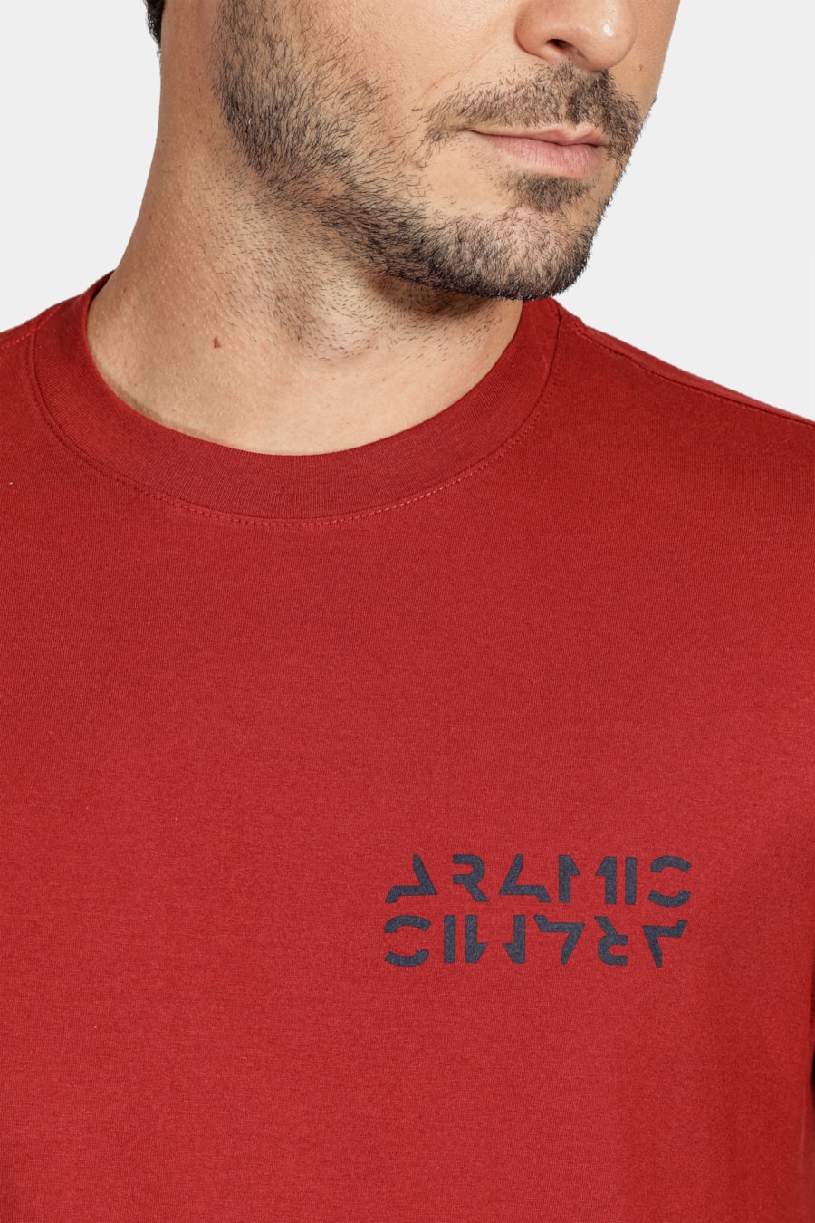 Camiseta Manga Curta Legends Vermelho Carmim — foto 3 de 5