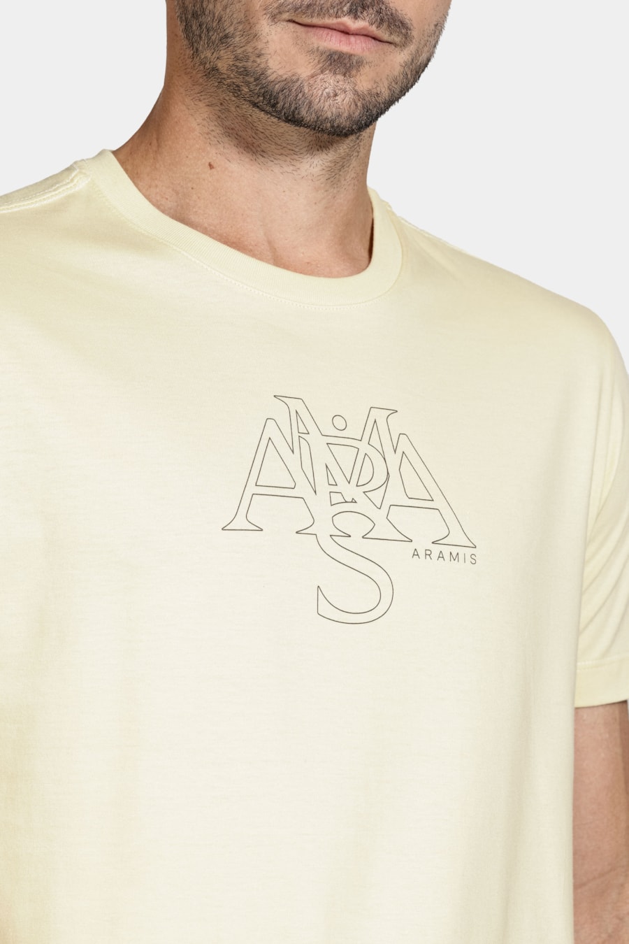 Camiseta Manga Curta Lettering Aramis Citrico 116 — foto 3 de 5