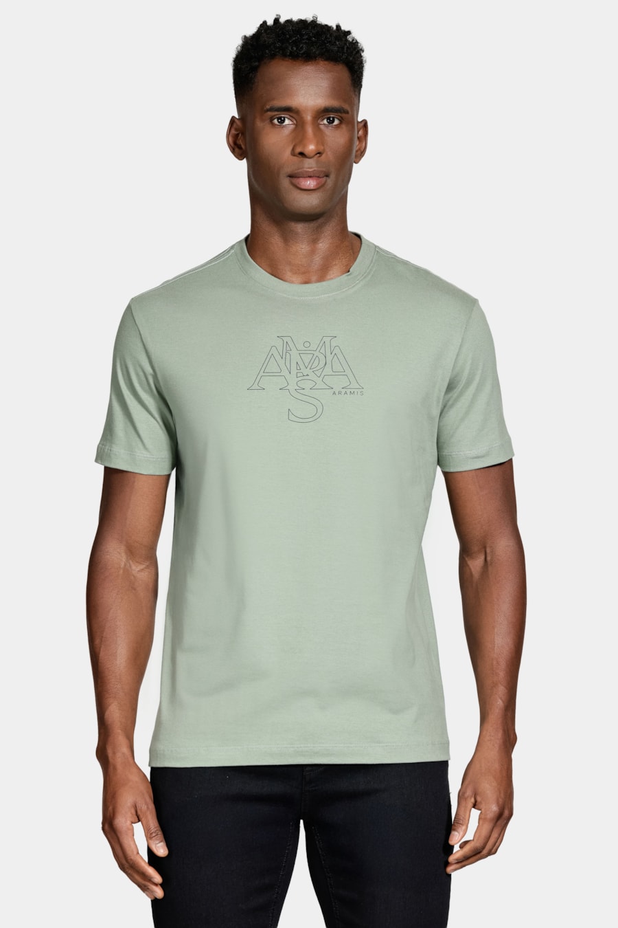 Camiseta Manga Curta Lettering Aramis Menta 116 — foto 1 de 5