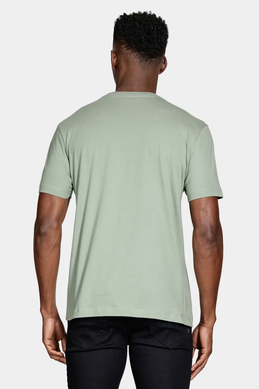 Camiseta Manga Curta Lettering Aramis Menta 116 — foto 4 de 5