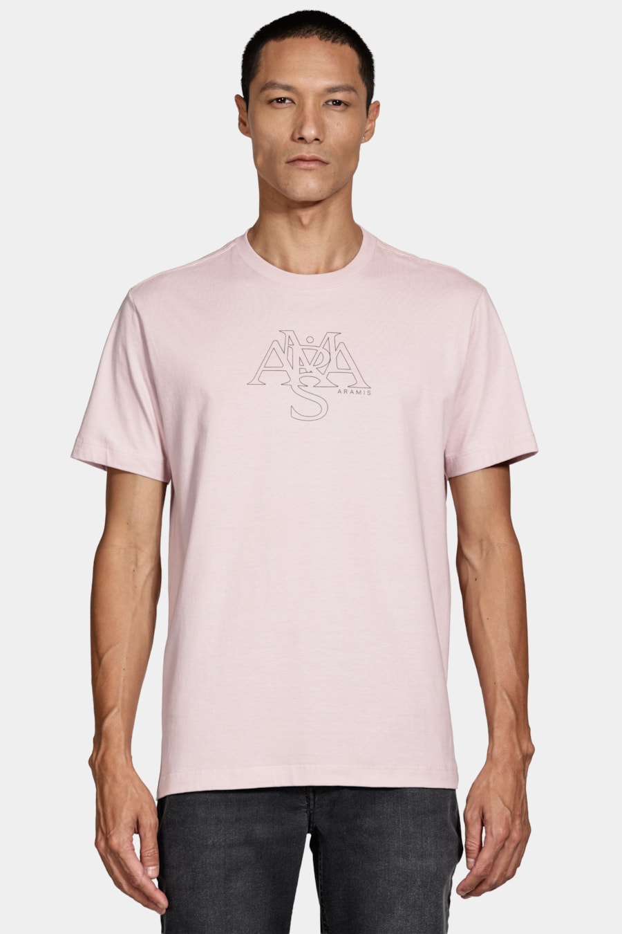 Camiseta Manga Curta Lettering Aramis Rosa Seco 116 — foto 1 de 5