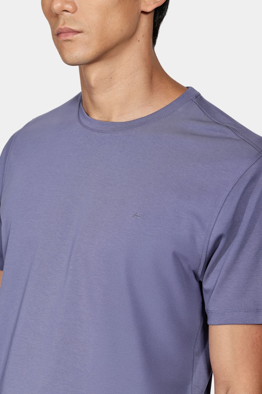 Camiseta Manga Curta Liquid Cotton Azul Indigo — foto 3 de 5