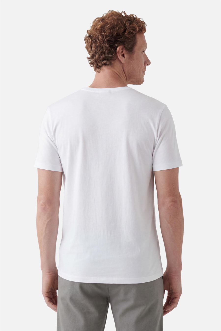 Camiseta Manga Curta Liquid Cotton Branco — foto 4 de 5