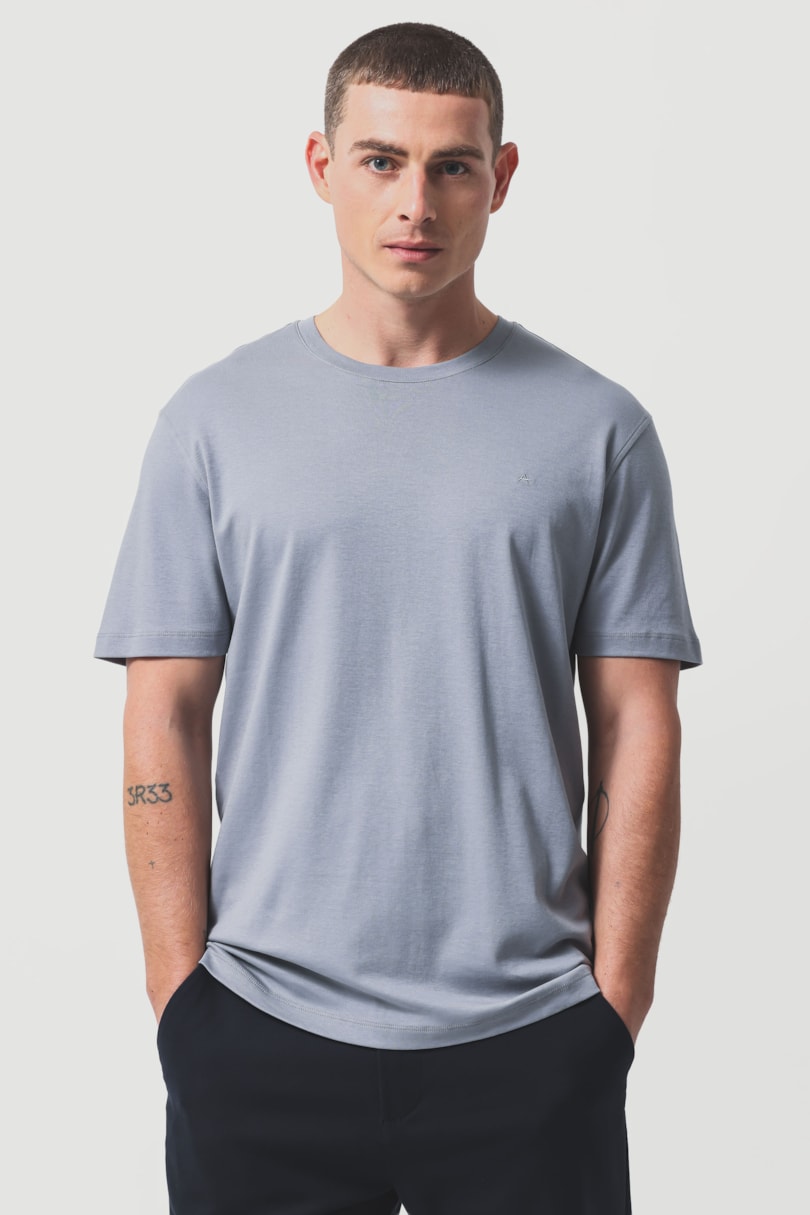 Camiseta Manga Curta Liquid Cotton Concreto 117