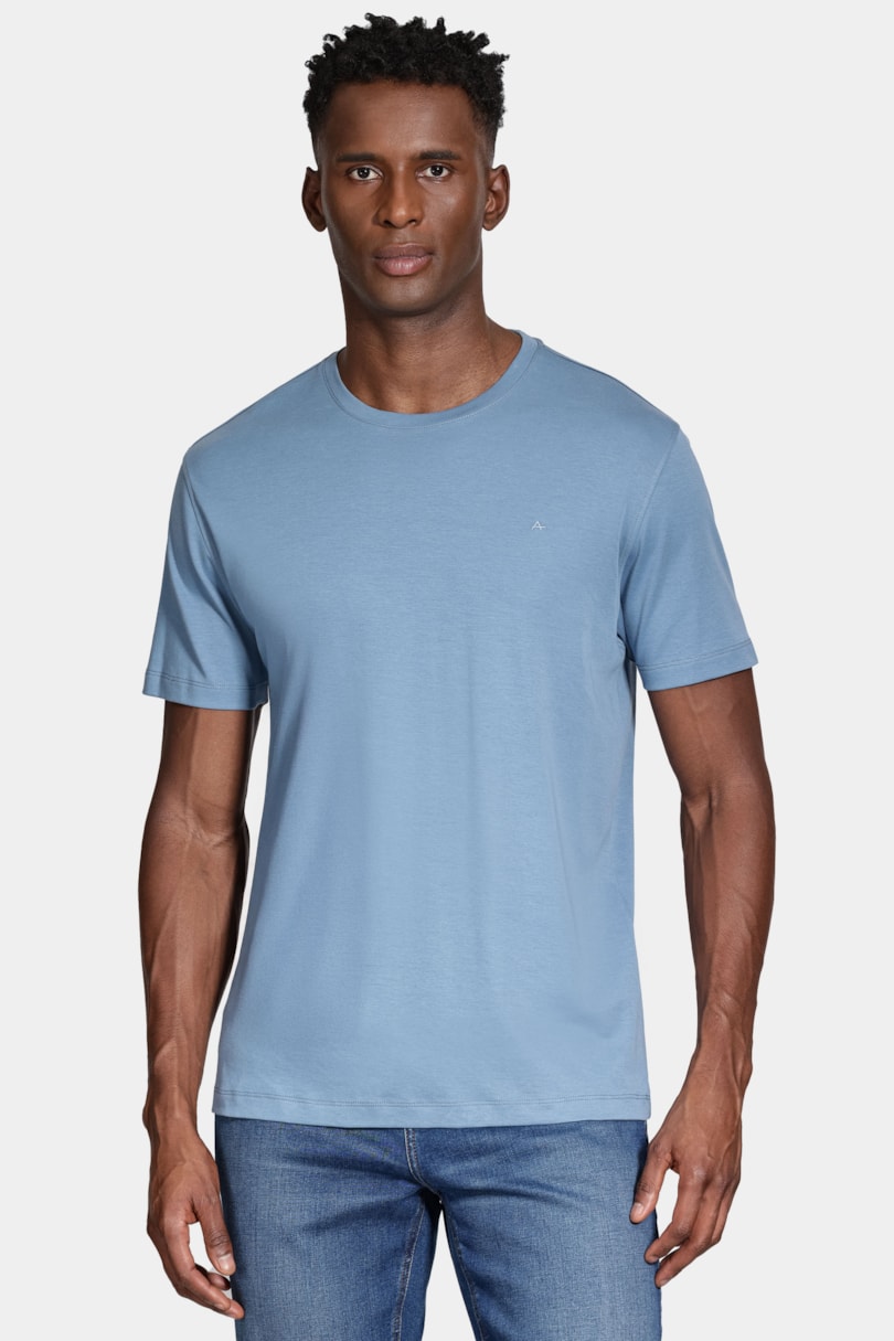 Camiseta Manga Curta Liquid Cotton Indigo