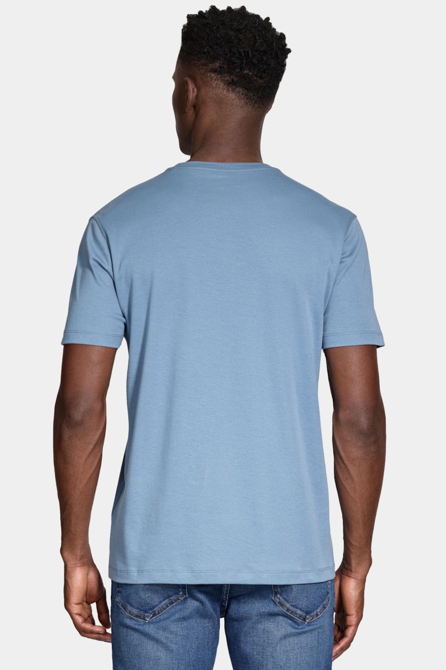 Camiseta Manga Curta Liquid Cotton Indigo — foto 4 de 5