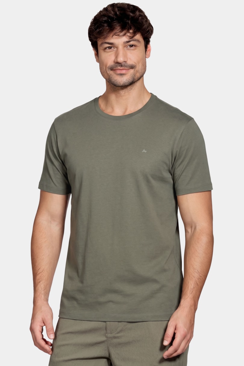 Camiseta Manga Curta Liquid Cotton Militar