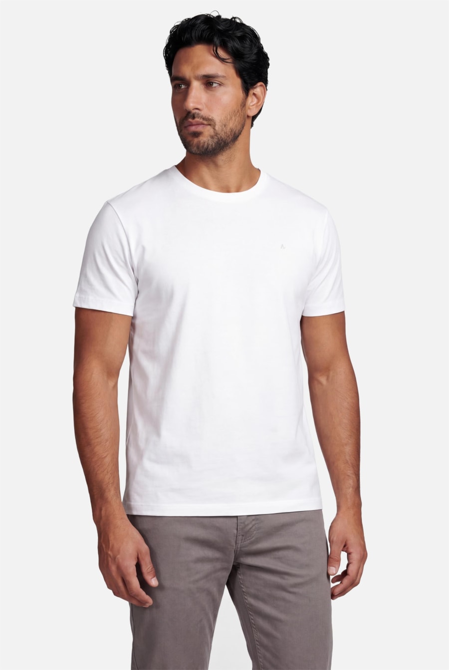 Camiseta Manga Curta Liquid Cotton Off White — foto 1 de 5