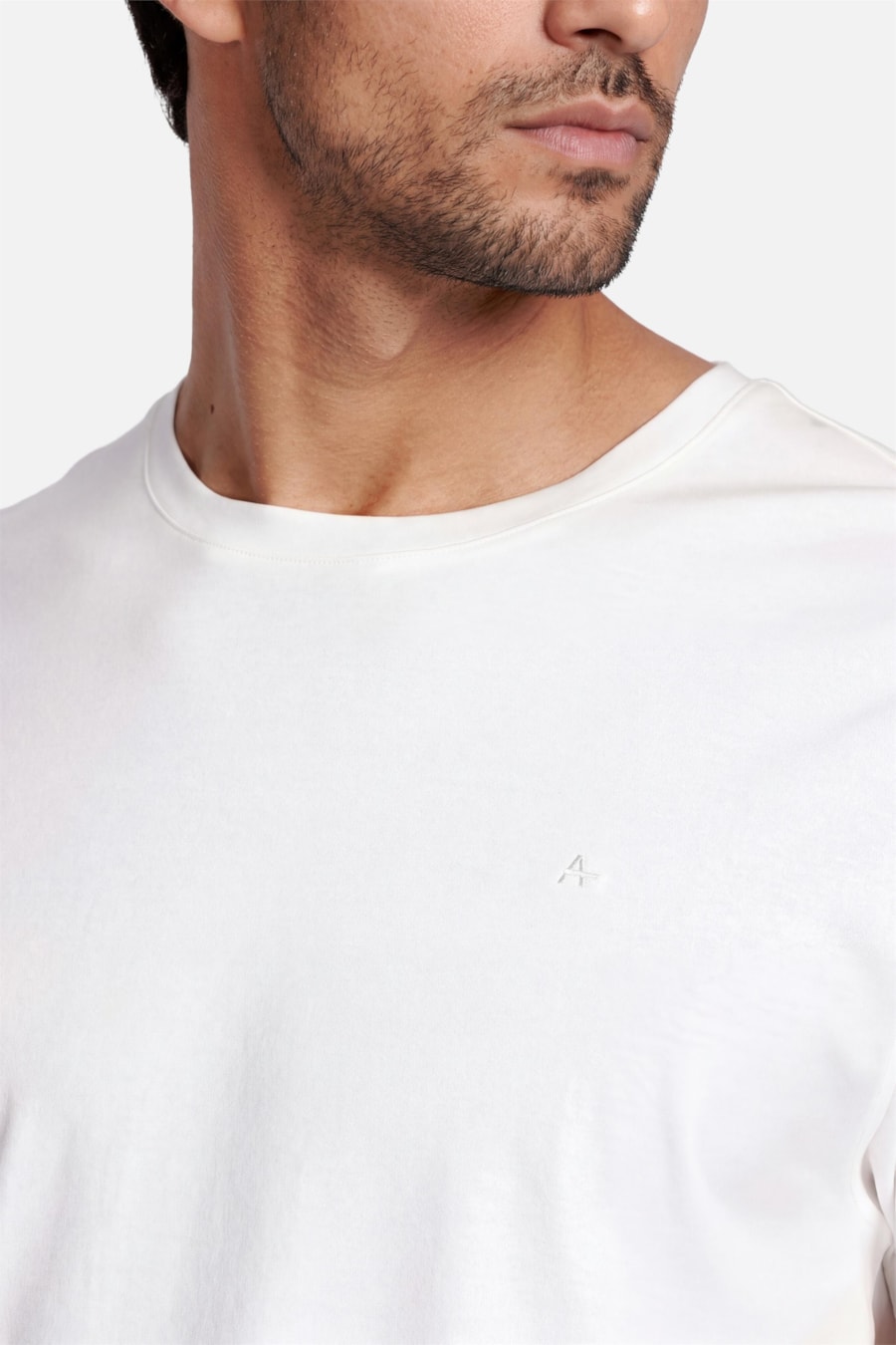Camiseta Manga Curta Liquid Cotton Off White — foto 3 de 5