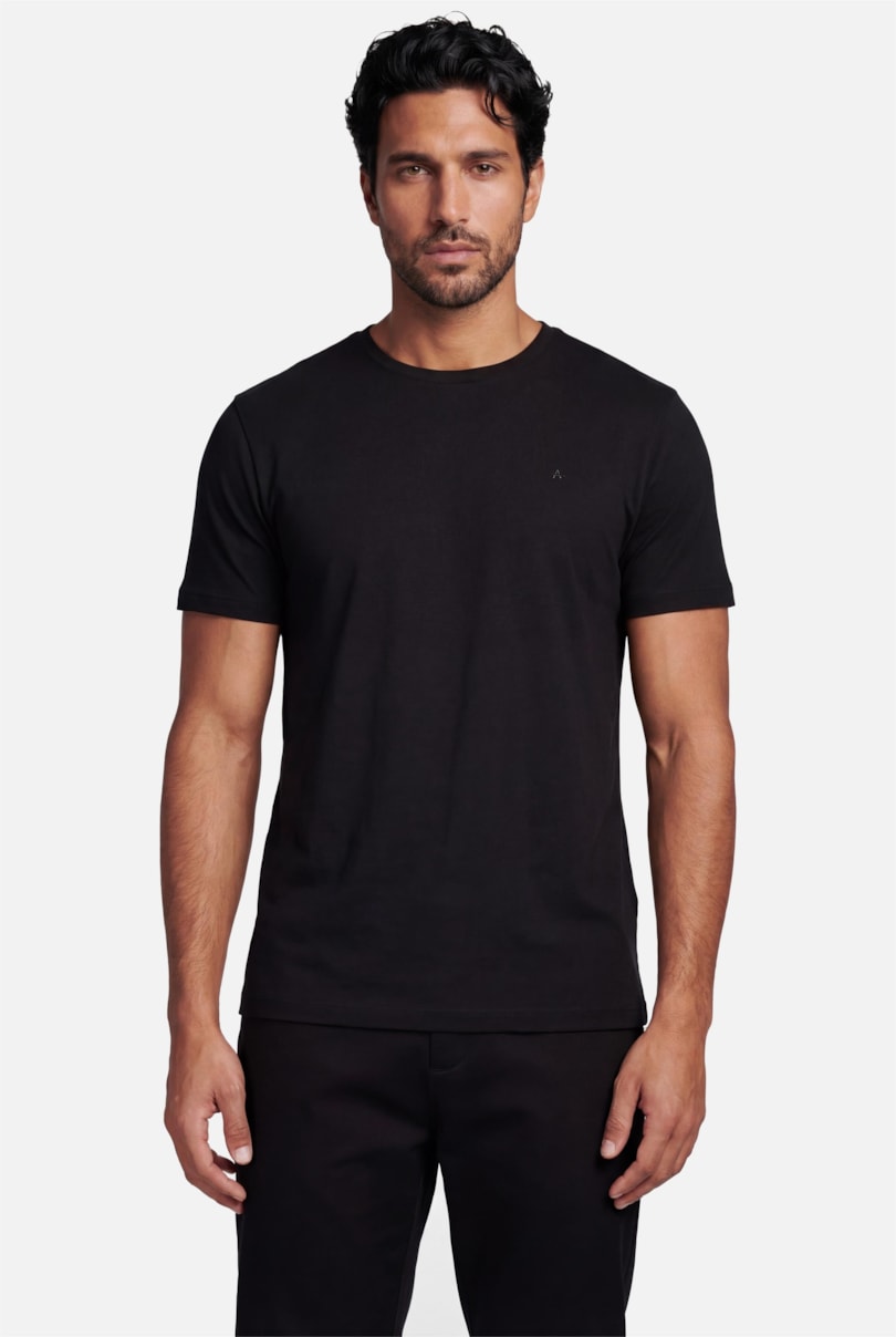Camiseta Manga Curta Liquid Cotton Preto