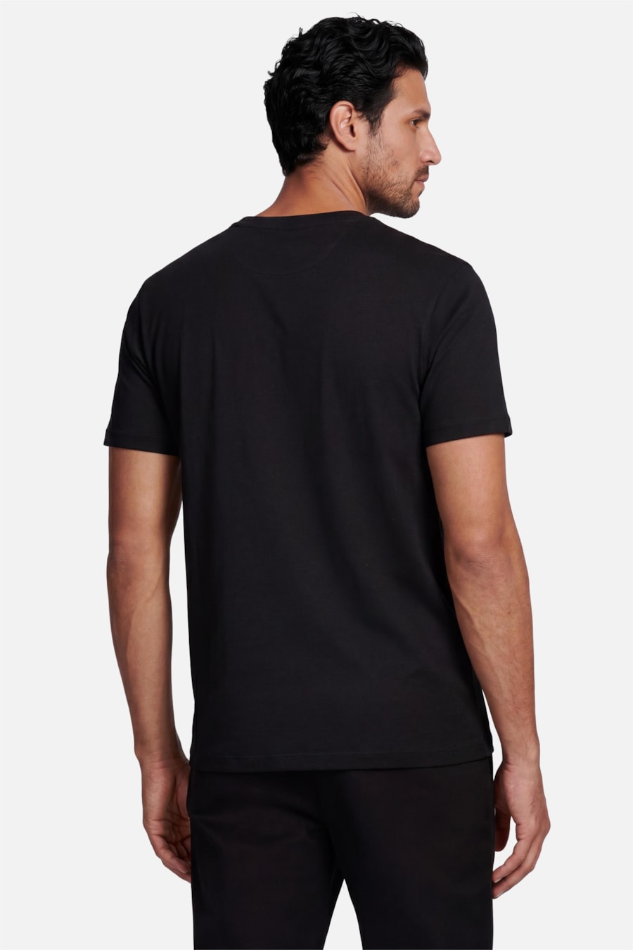 Camiseta Manga Curta Liquid Cotton Preto — foto 4 de 5