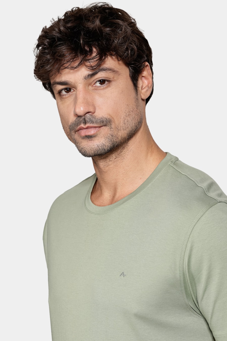 Camiseta Manga Curta Liquid Cotton Selva — foto 3 de 5