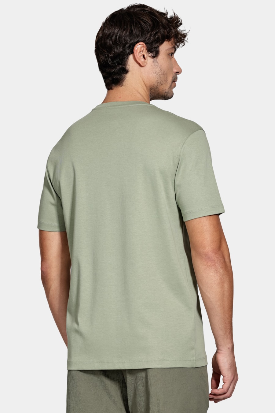 Camiseta Manga Curta Liquid Cotton Selva — foto 4 de 5