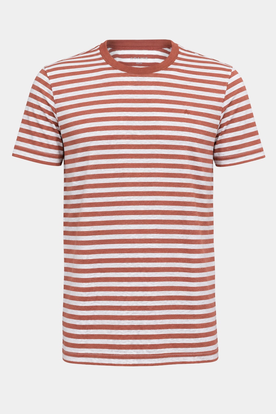 Camiseta Manga Curta Listrada Argila C/ Branco 118 — foto 5 de 5