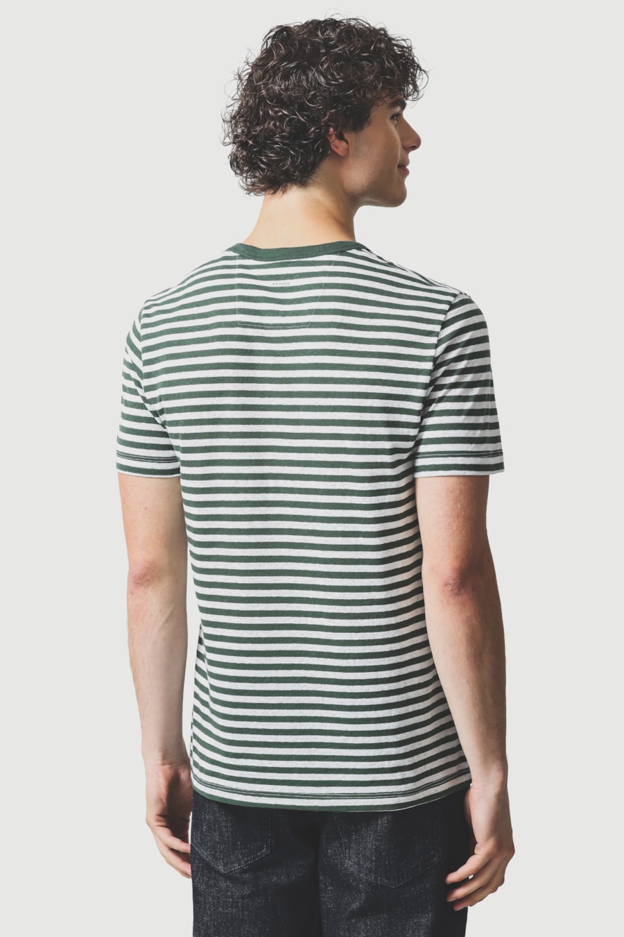 Camiseta Manga Curta Listrada Carvalho C/ Branco 118 — foto 4 de 5