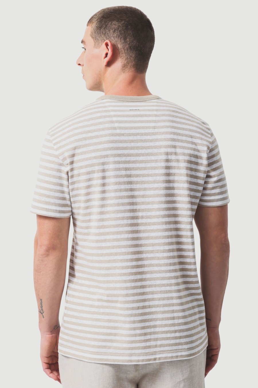 Camiseta Manga Curta Listrada Safari C/ Branco 118 — foto 4 de 5
