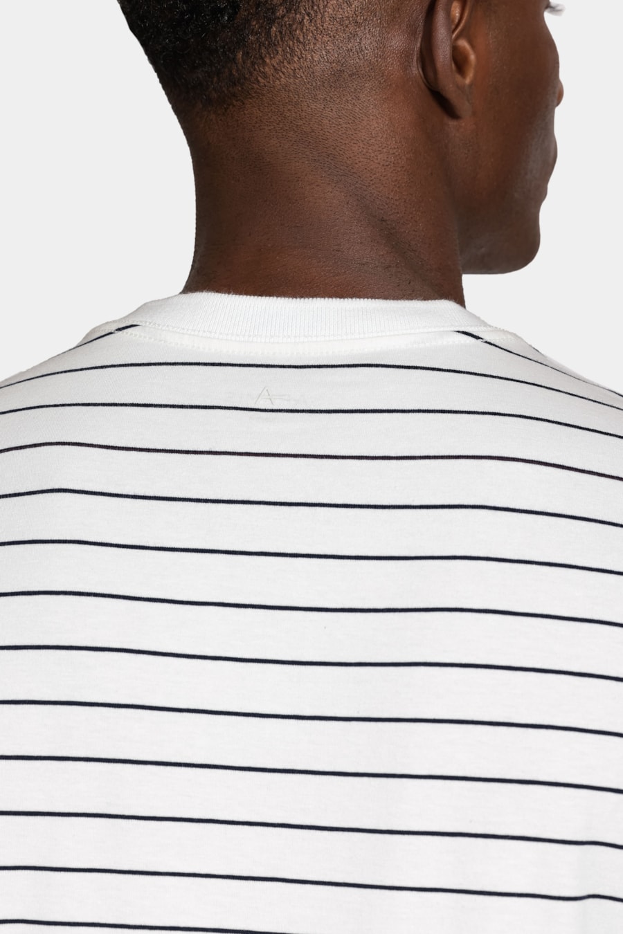 Camiseta Manga Curta Listras Navy Off White C/ Navy — foto 4 de 6