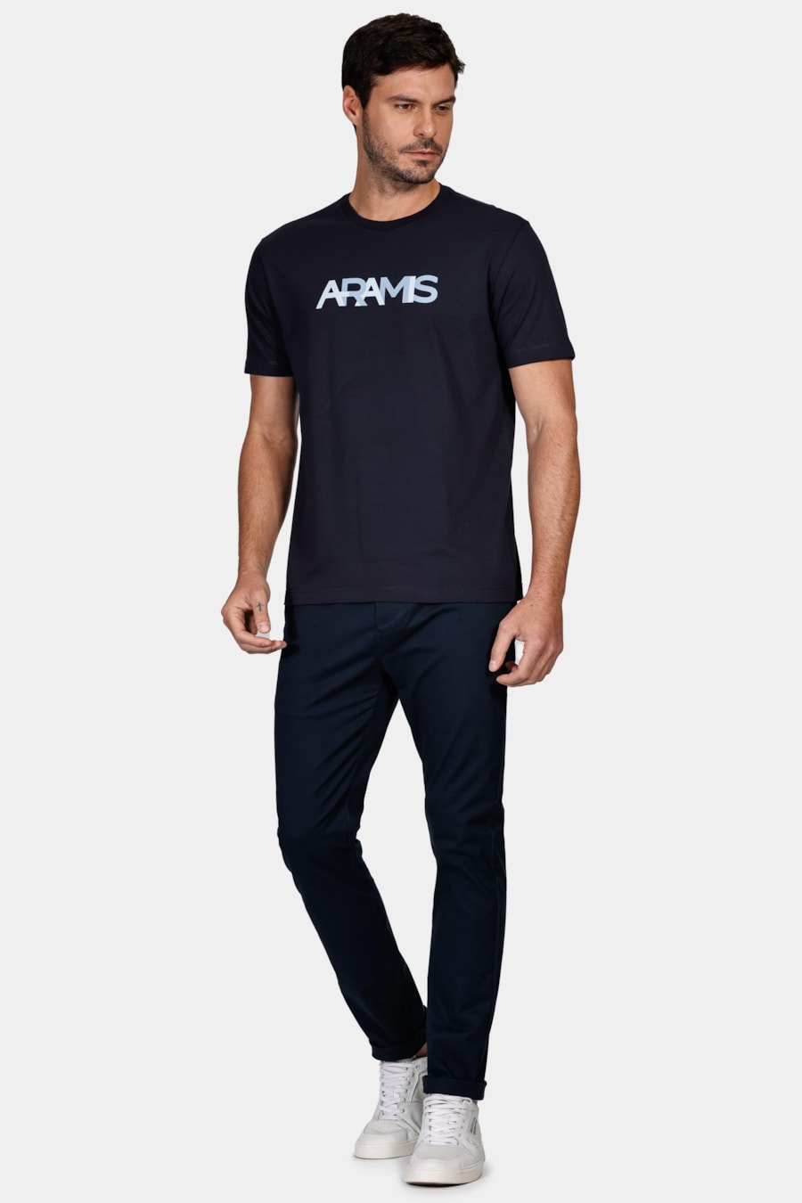 Camiseta Manga Curta Logo Aramis Marinho — foto 2 de 4