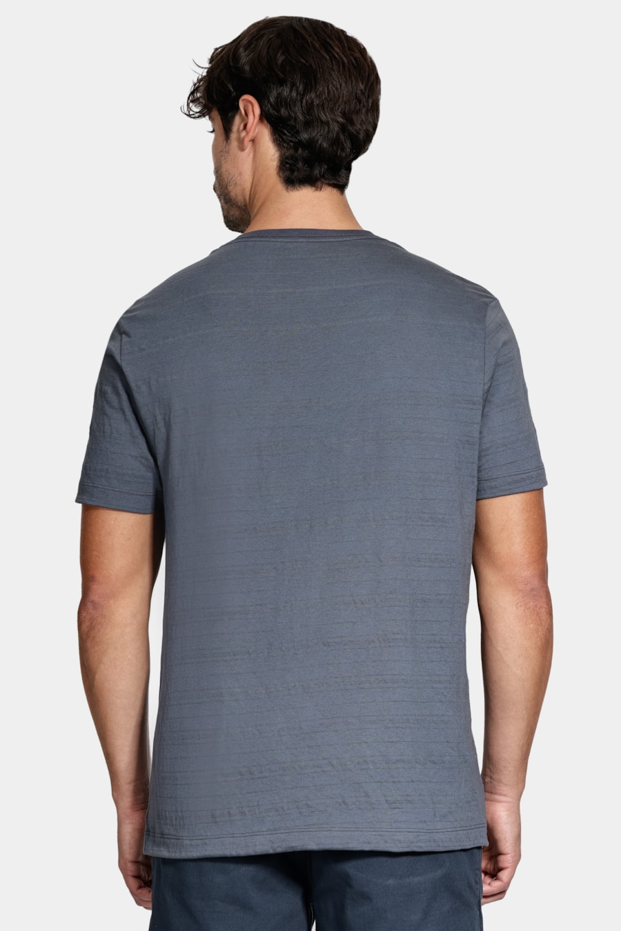Camiseta Manga Curta Malha Beirute Marinho — foto 4 de 5