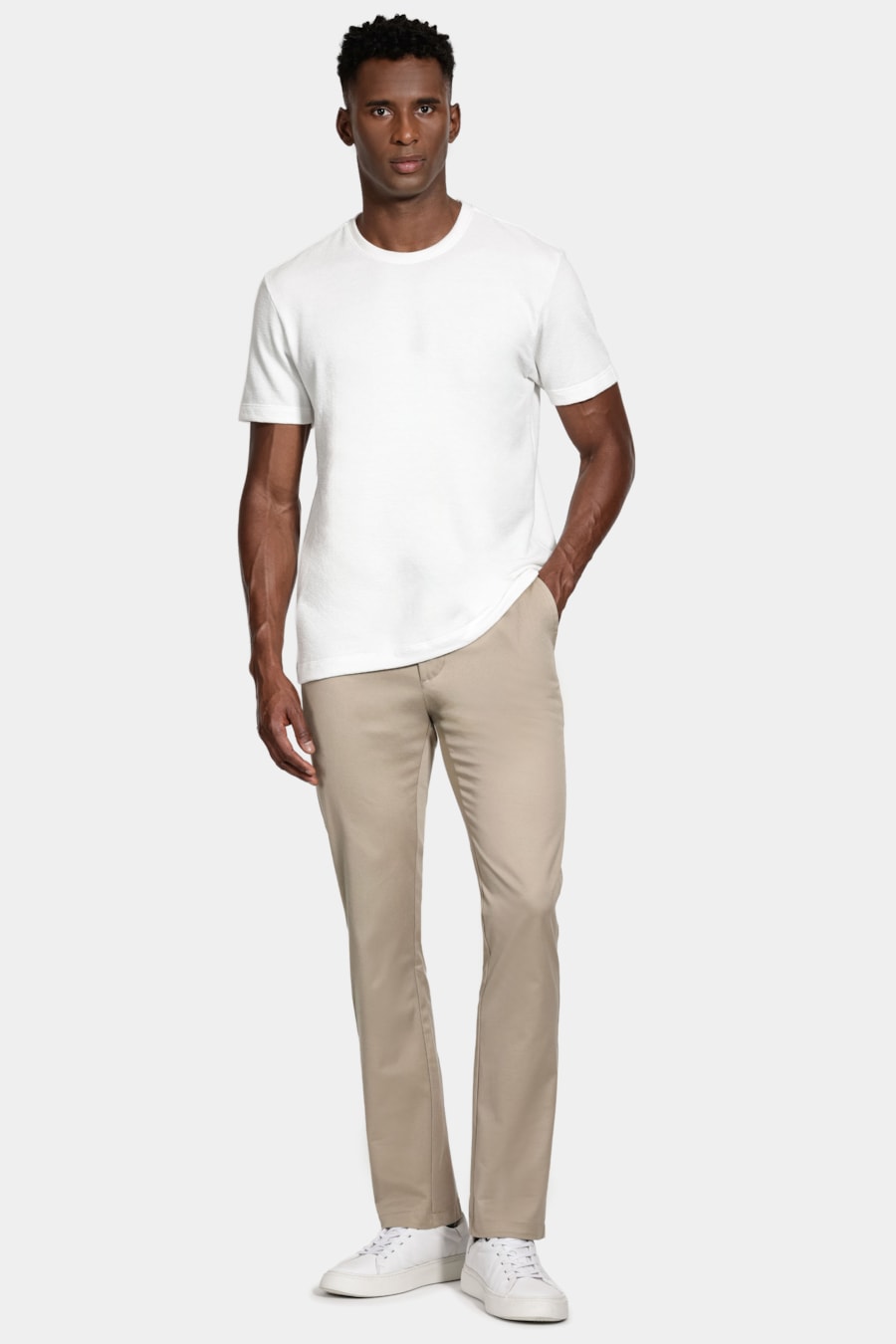 Camiseta Manga Curta Malha Croche Off White — foto 2 de 5