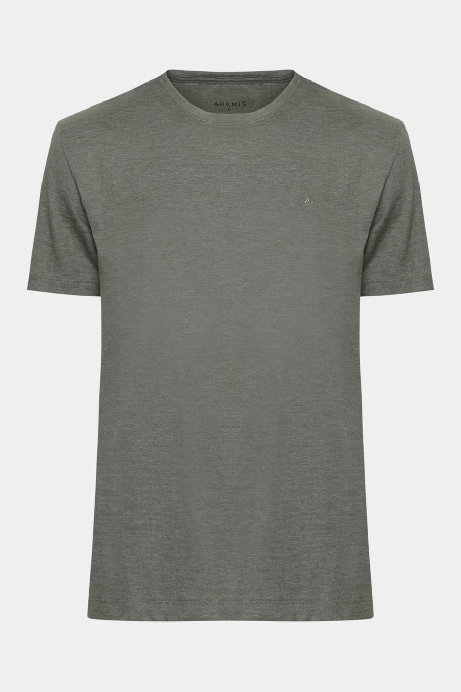 Camiseta Manga Curta Malha Flame Mescla Verde Militar — foto 5 de 5