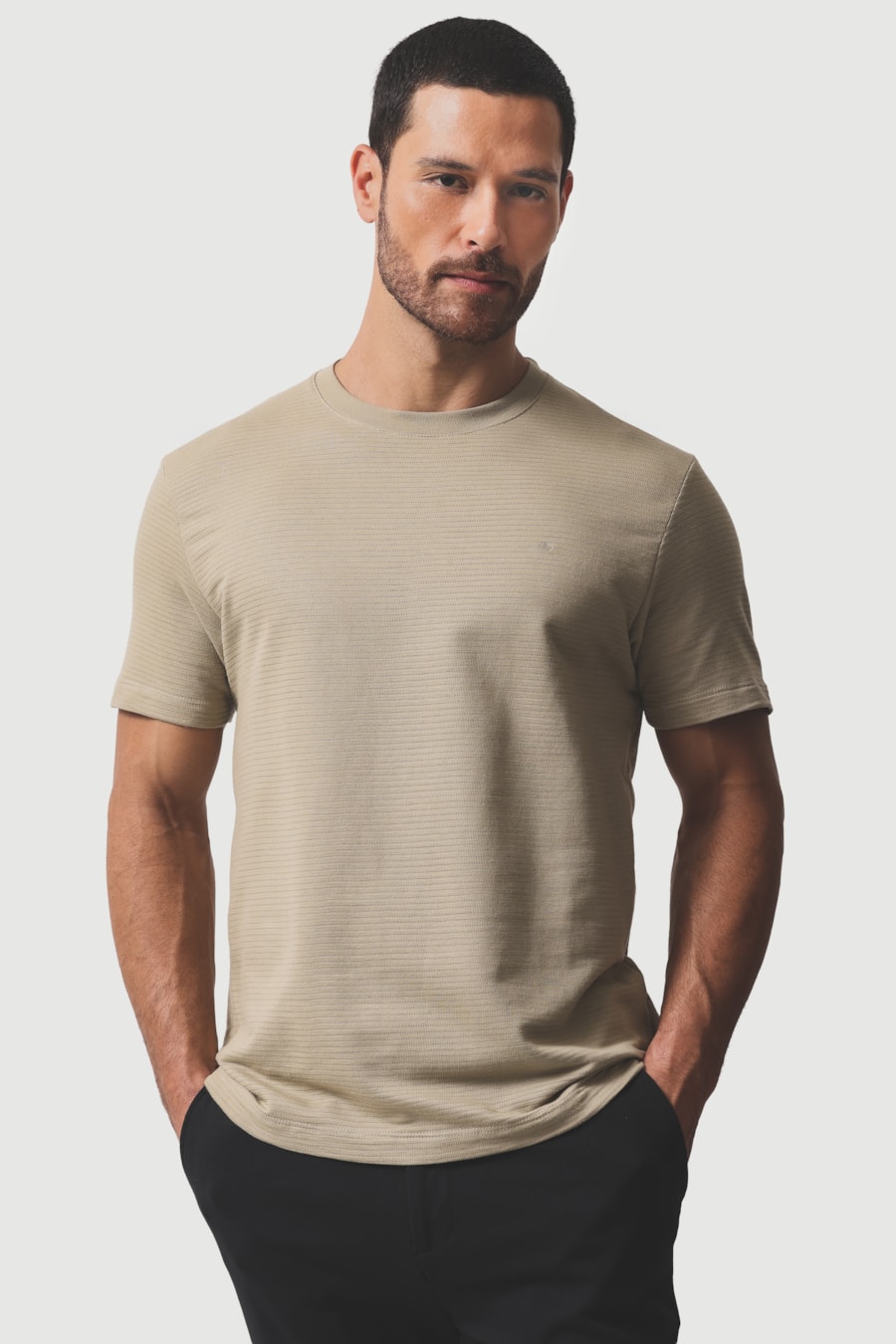 Camiseta Manga Curta Malha Gorgurão Deserto 118 — foto 1 de 5