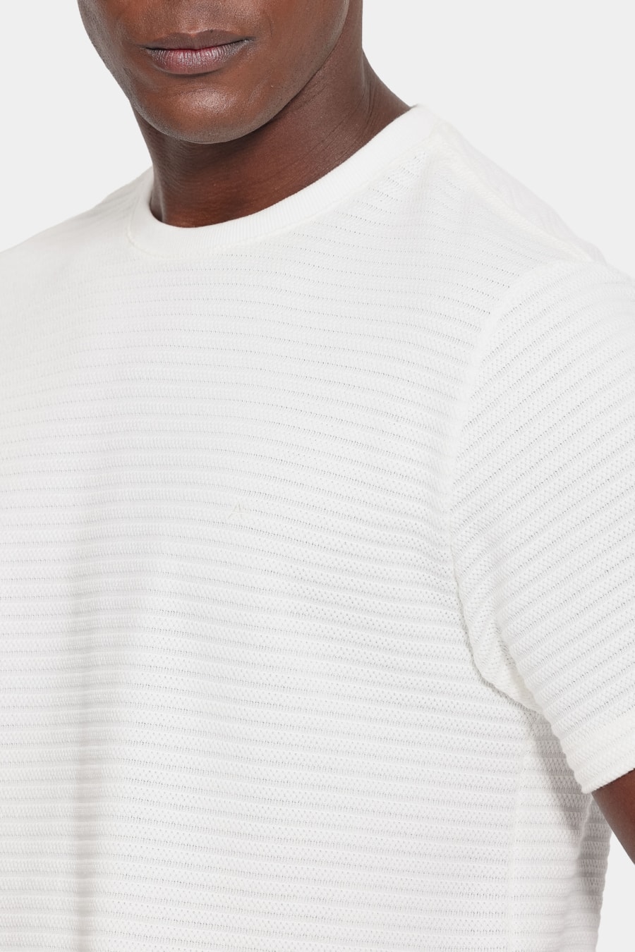 Camiseta Manga Curta Malha Munique Off White — foto 3 de 6