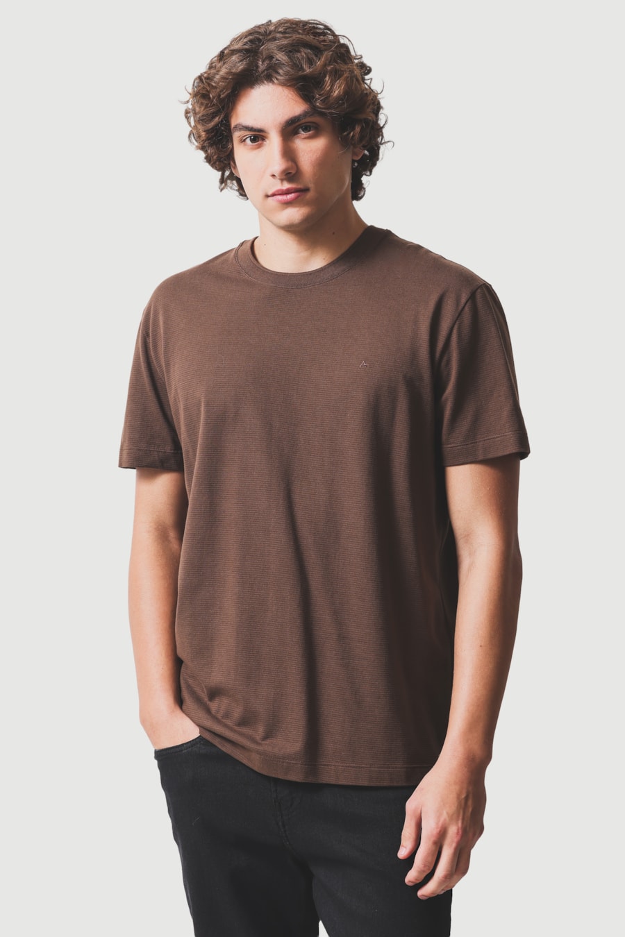 Camiseta Manga Curta Malha Quadrilê Cacau 118 — foto 1 de 5