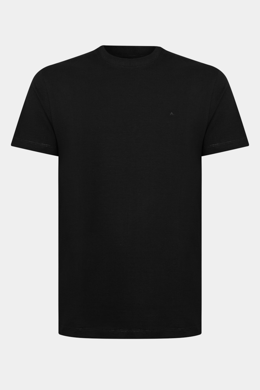 Camiseta Manga Curta Malha Quadrilê Preto