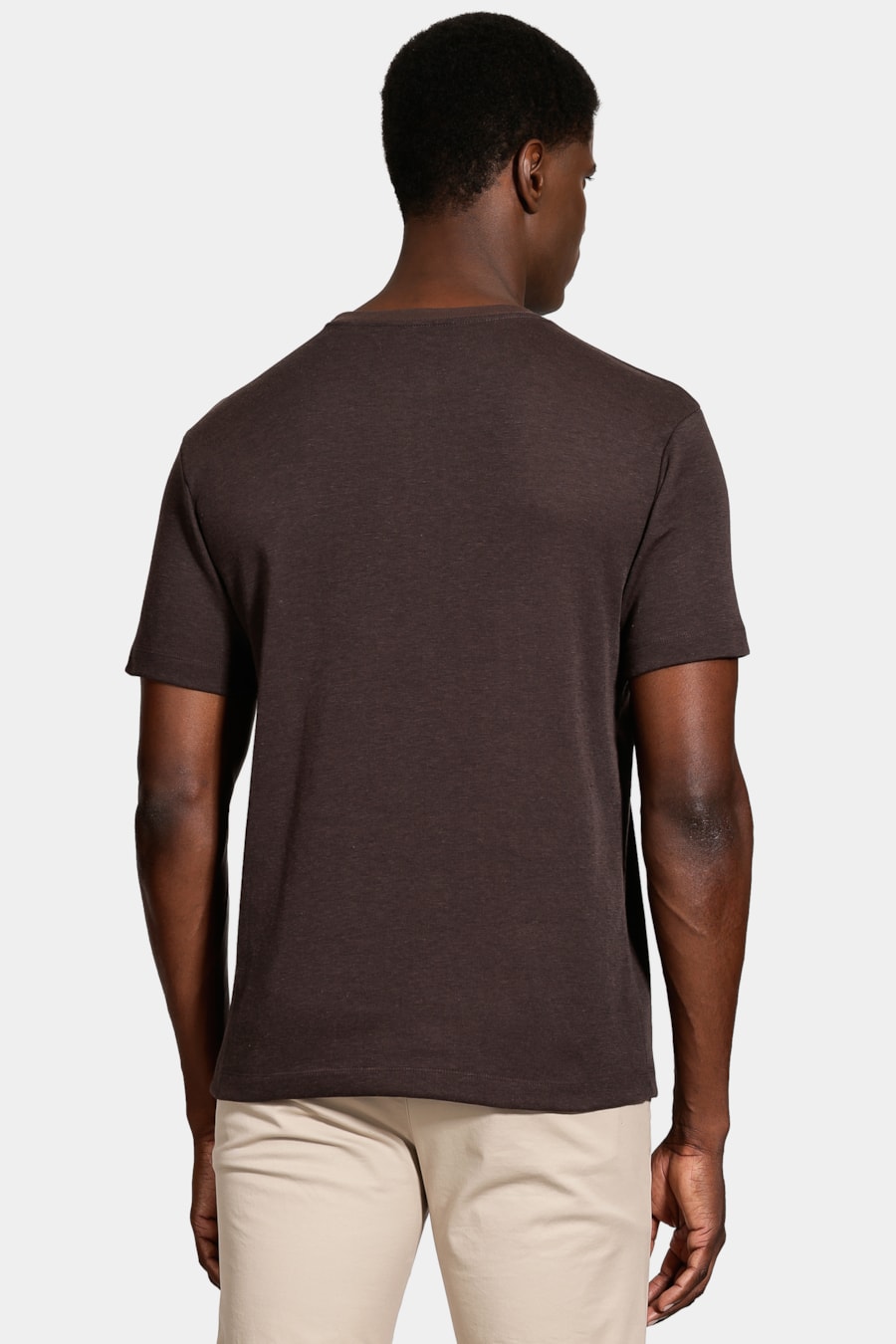 Camiseta Manga Curta Malha Rampage Chocolate — foto 4 de 5