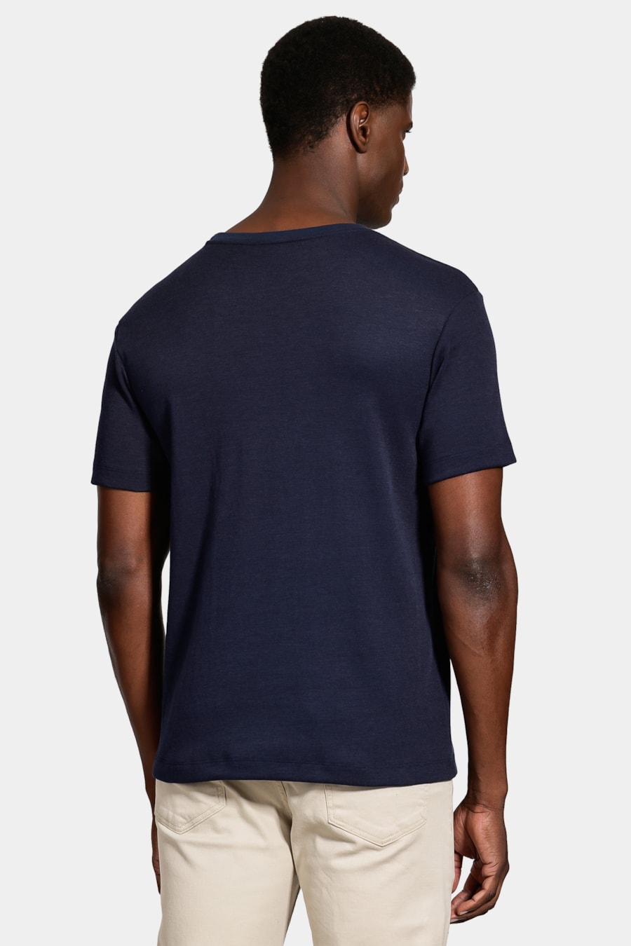 Camiseta Manga Curta Malha Rampage Marinho — foto 4 de 5