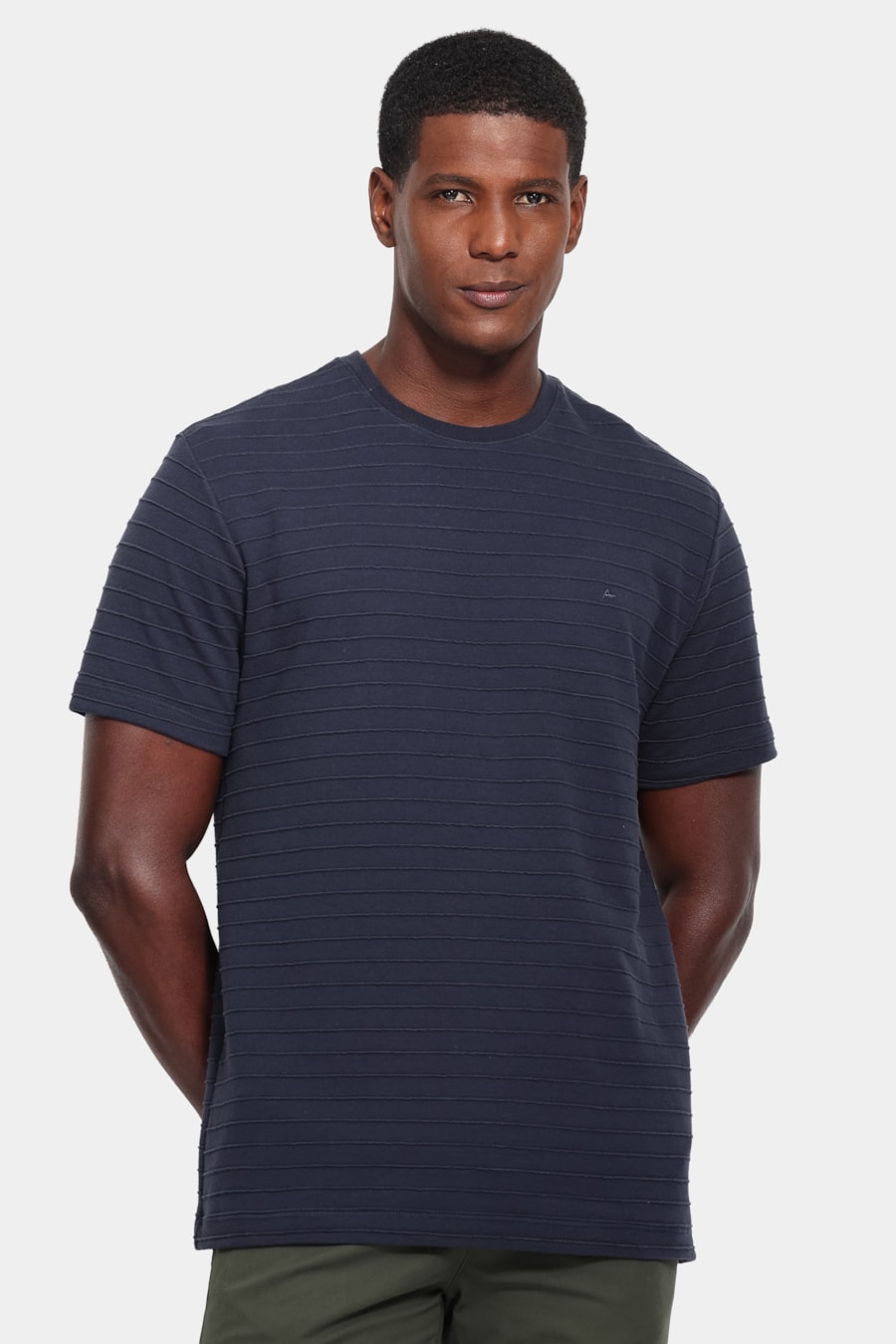 Camiseta Manga Curta Malha Ranger Marinho — foto 1 de 6