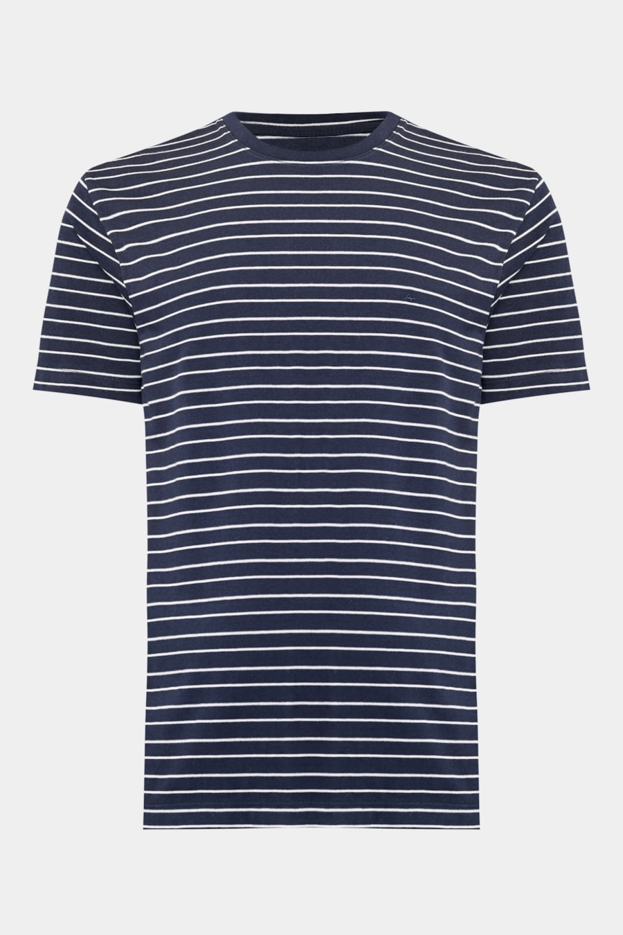 Camiseta Manga Curta Malha Rugby Marinho/Branco — foto 5 de 5