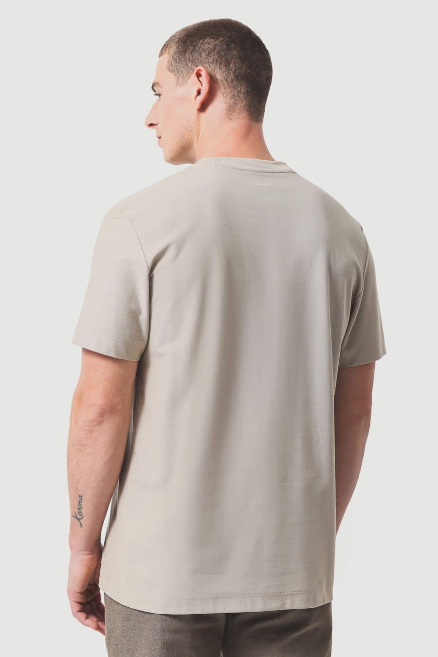 Camiseta Manga Curta Malha Sarjada Safari 118 — foto 5 de 6