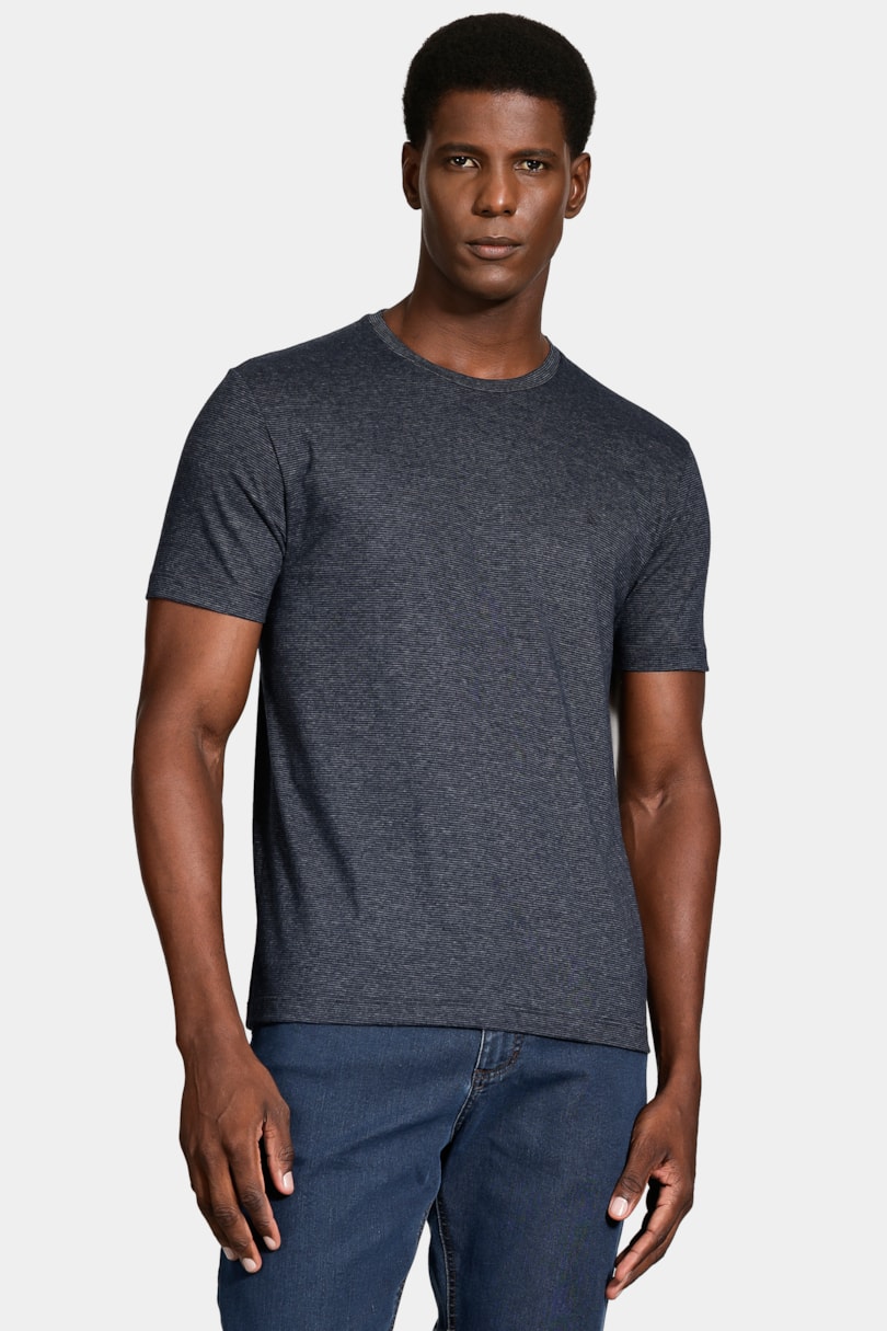 Camiseta Manga Curta Malha Saylor Marinho