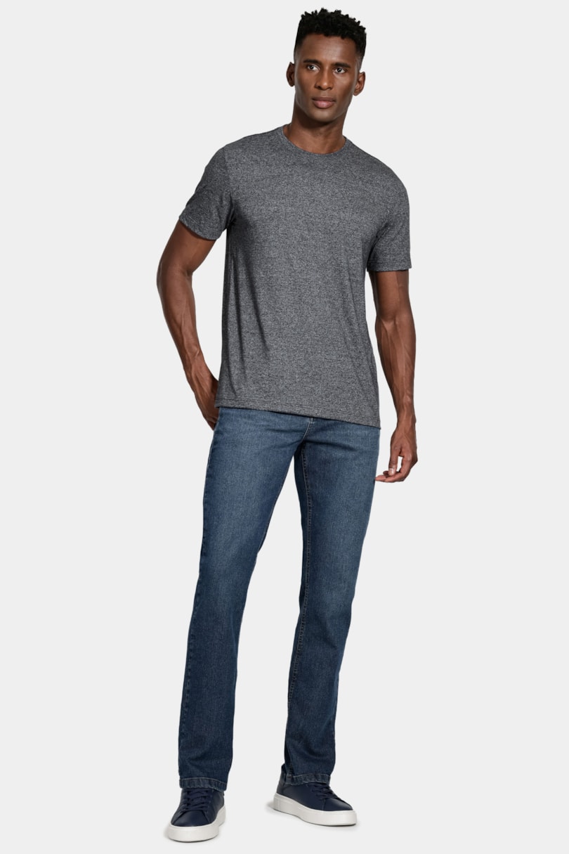 Camiseta Manga Curta Malha Stanley Preto