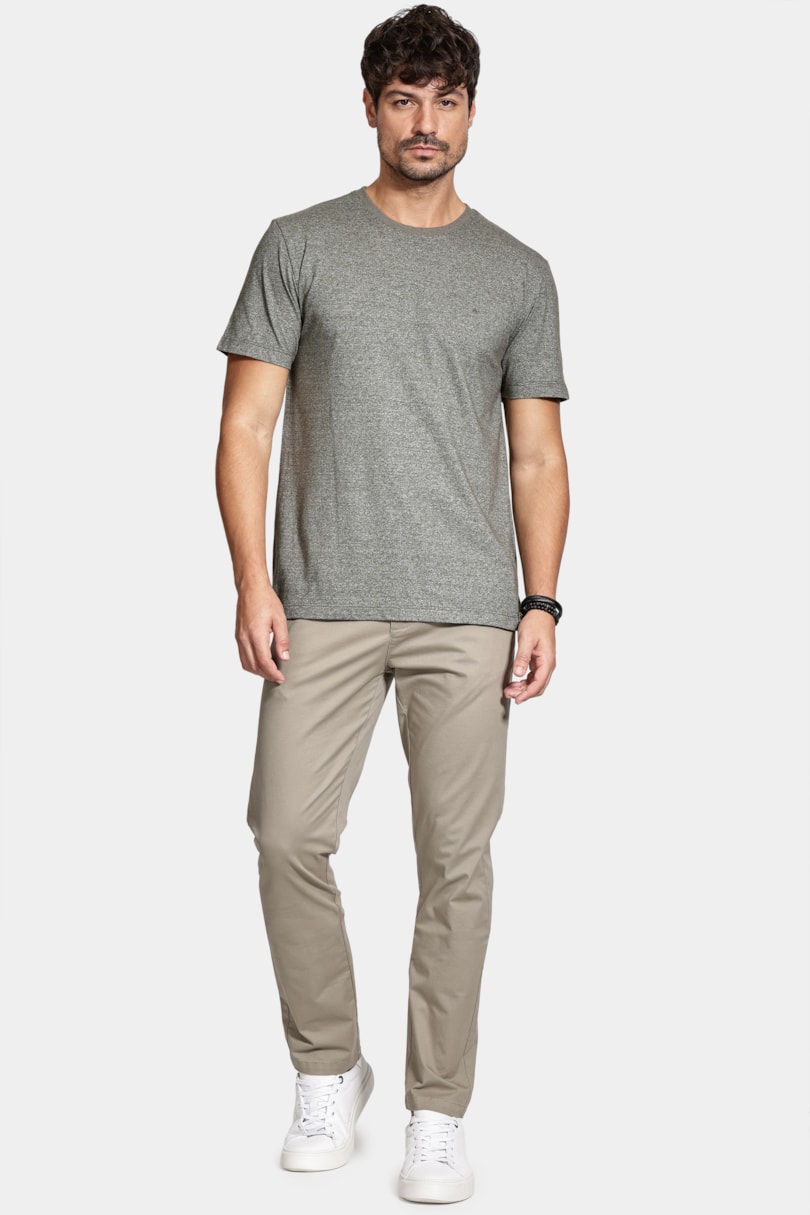Camiseta Manga Curta Malha Stanley Verde Militar