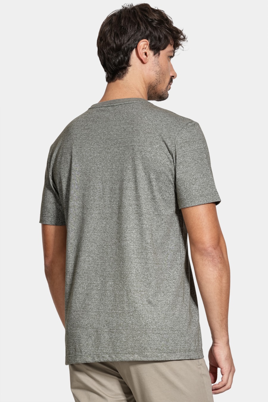 Camiseta Manga Curta Malha Stanley Verde Militar — foto 4 de 5