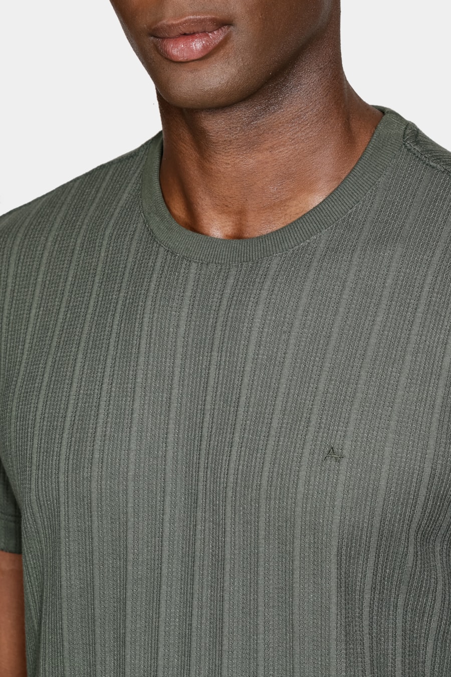 Camiseta Manga Curta Malha Stela Verde Militar — foto 3 de 5